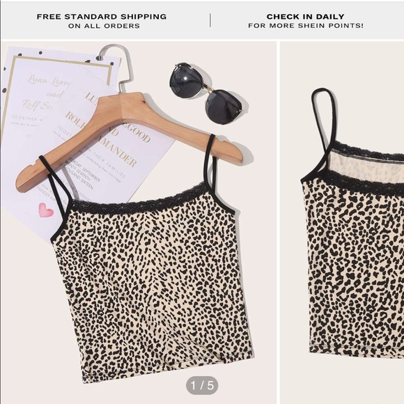 cheetah print tank top - Picture 4 of 4